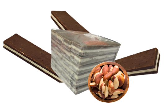 Domino Chocolate Almendrado Paquete de 24 Piezas