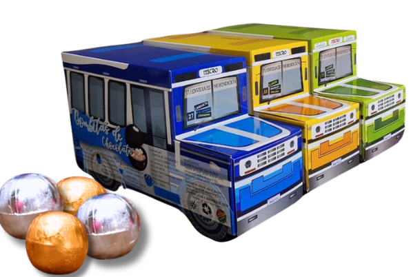 Bombita de Chocolate Microbús (4 Unidades)