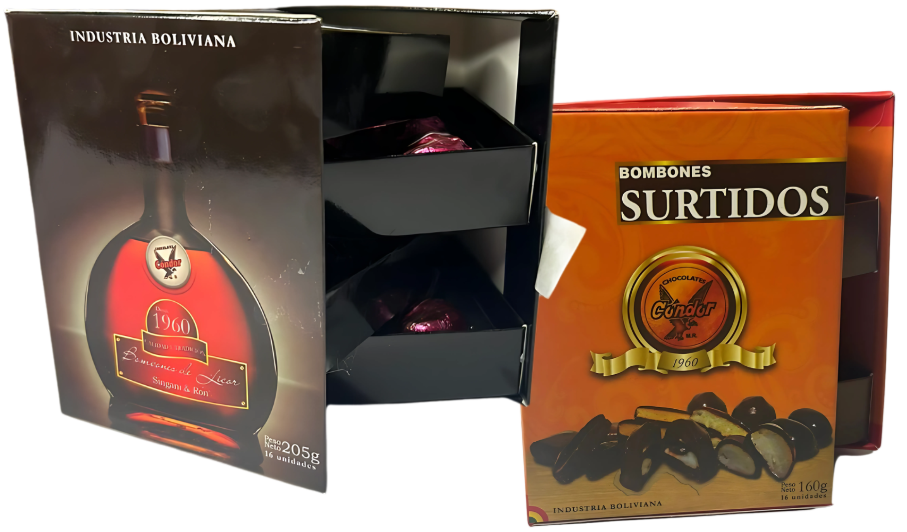 Bombones Caja Cubo Surtidos o Licor